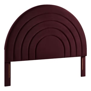 Solana Full Headboard in Mulberry