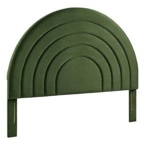 Solana King Headboard in Moss Green