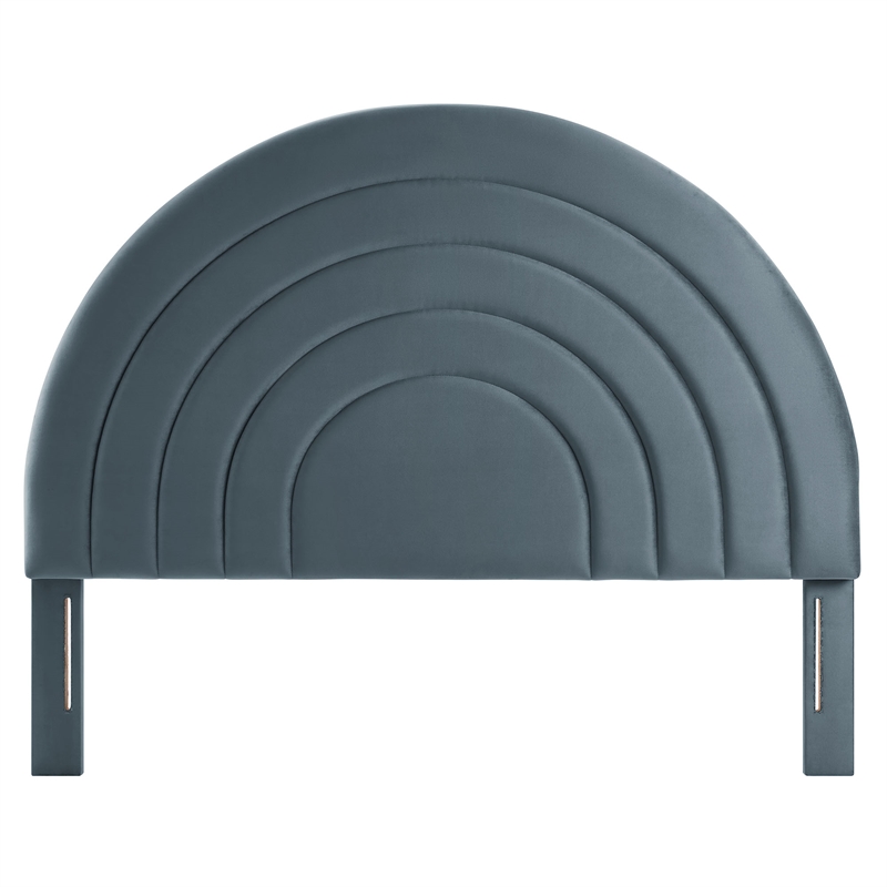 Solana Queen Headboard in Cadet Blue