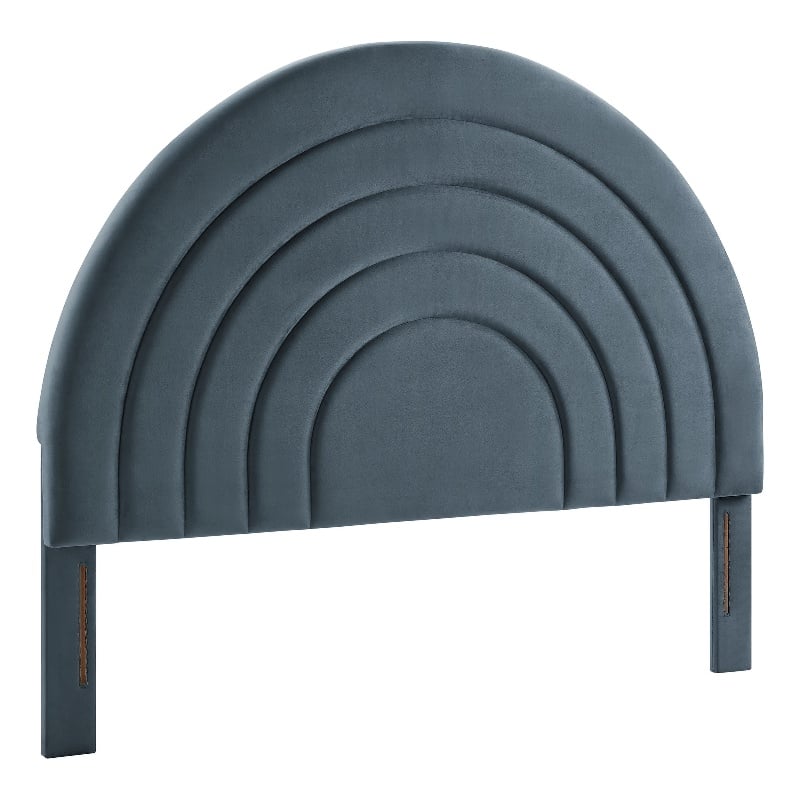 Solana Queen Headboard in Cadet Blue