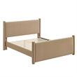 Rael Queen Platform Bed in Taupe