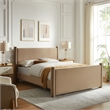 Rael Queen Platform Bed in Taupe