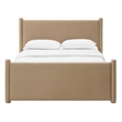 Rael Queen Platform Bed in Taupe