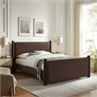 Rael Full Platform Bed in Chocolate Brown