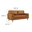 Kellan Sofa in Walnut Tan