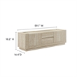 Hollis TV Stand in Travertine