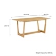 Solara Dining Table in Natural
