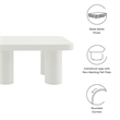 Cleo Coffee Table in White