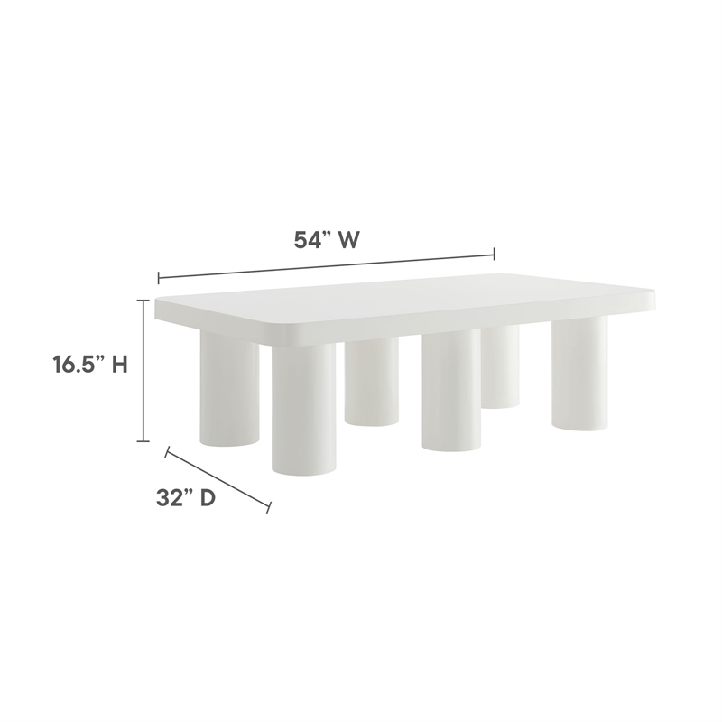 Cleo Coffee Table in White