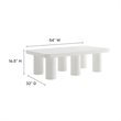 Cleo Coffee Table in White