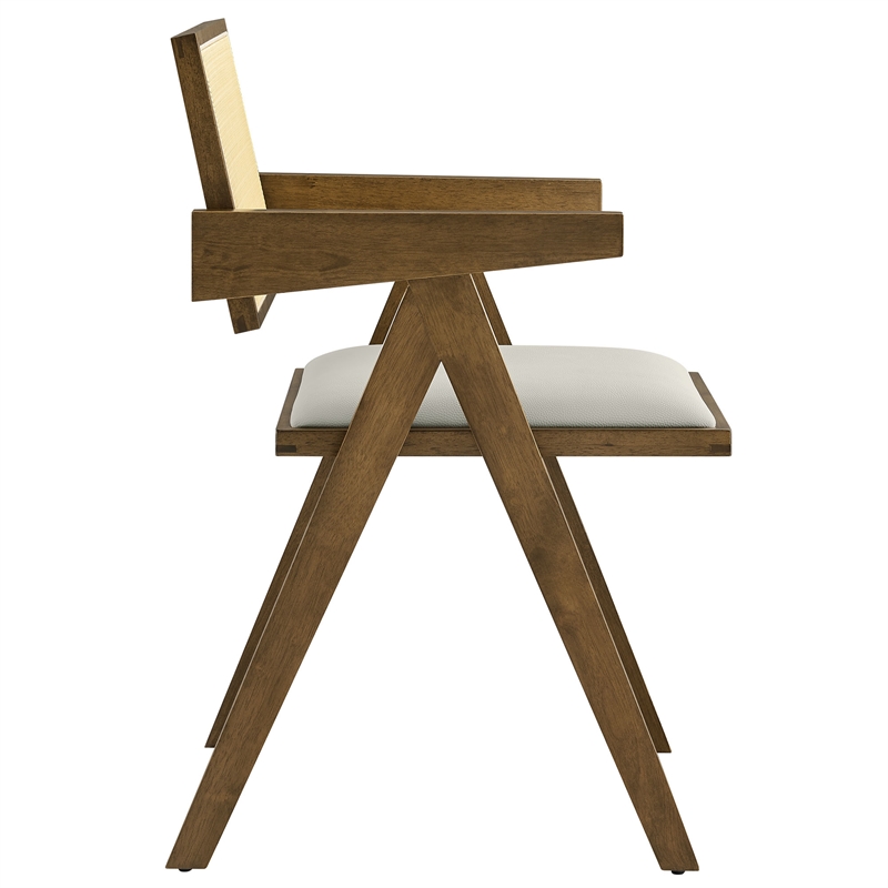 Thera Dining Armchairs Set of 2 in Weathered Oak Stone