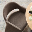Talia Dining Armchair in Mocha