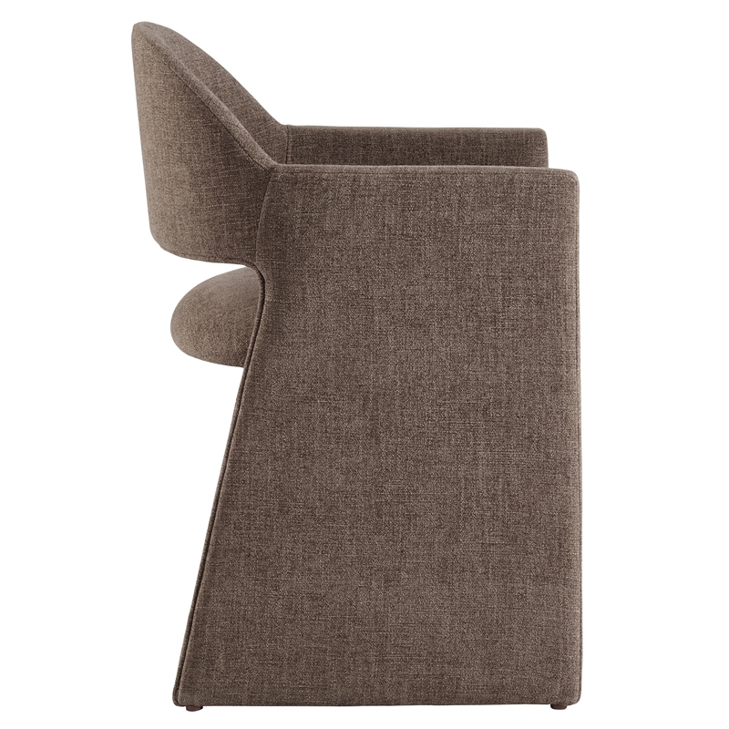 talia dining armchair in mocha
