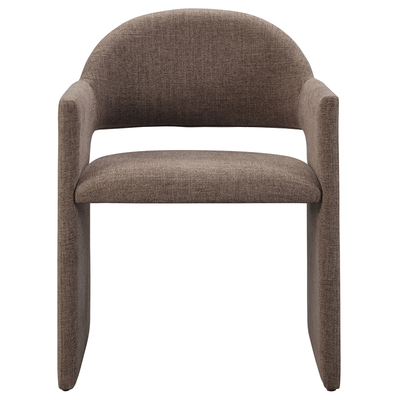 talia dining armchair in mocha