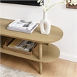 Torus TV Stand in Light Oak