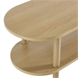 Torus TV Stand in Light Oak