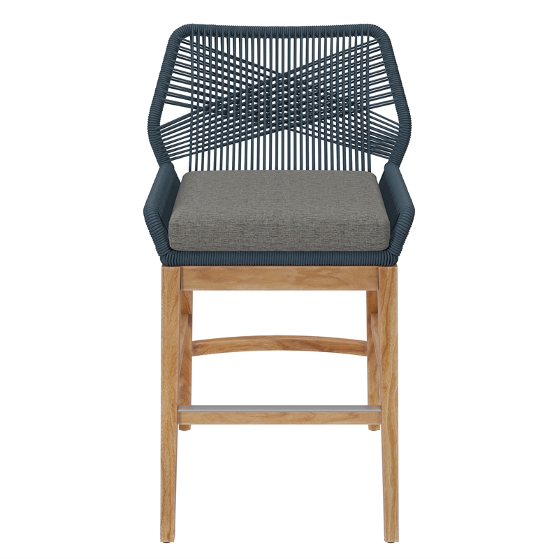 Wellspring Counter Stool in Blue Graphite
