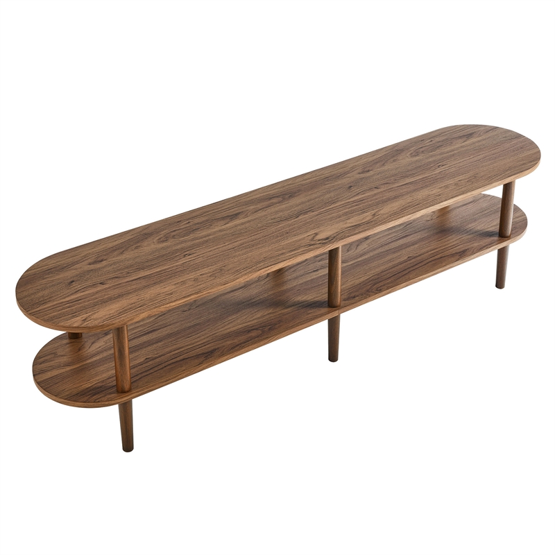 Torus TV Stand in Walnut