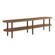 Torus TV Stand in Walnut