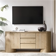 Duval Sideboard Storage Cabinet in Hickory Frost
