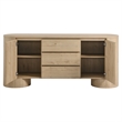 Duval Sideboard Storage Cabinet in Hickory Frost