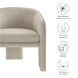 Greer Accent Armchair in Almond