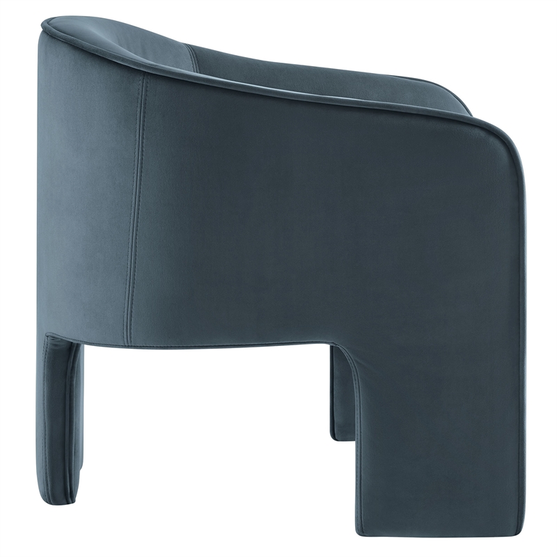 Greer Accent Armchair in Cadet Blue