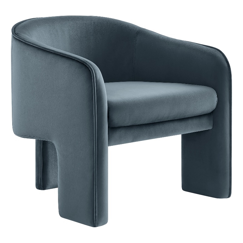 Greer Accent Armchair in Cadet Blue