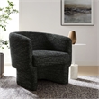 Muse Barrel Accent Chair in Charcoal