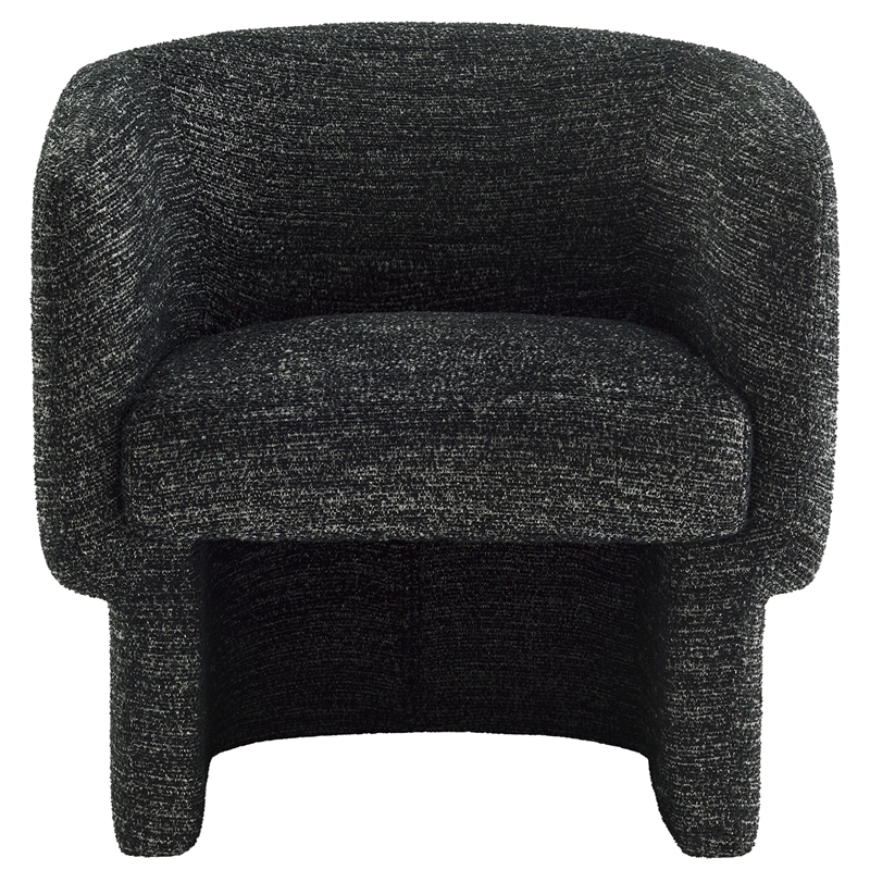 Muse Barrel Accent Chair in Charcoal