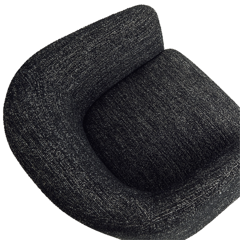 Muse Barrel Accent Chair in Charcoal
