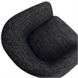 Muse Barrel Accent Chair in Charcoal
