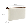 Anela Twin Headboard in Cream Walnut
