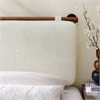 Anela Twin Headboard in Cream Walnut