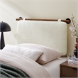 Anela Twin Headboard in Cream Walnut
