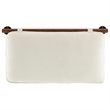 Anela Twin Headboard in Cream Walnut
