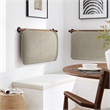 Anela Twin Headboard in Oat Walnut