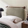 Anela Twin Headboard in Oat Walnut