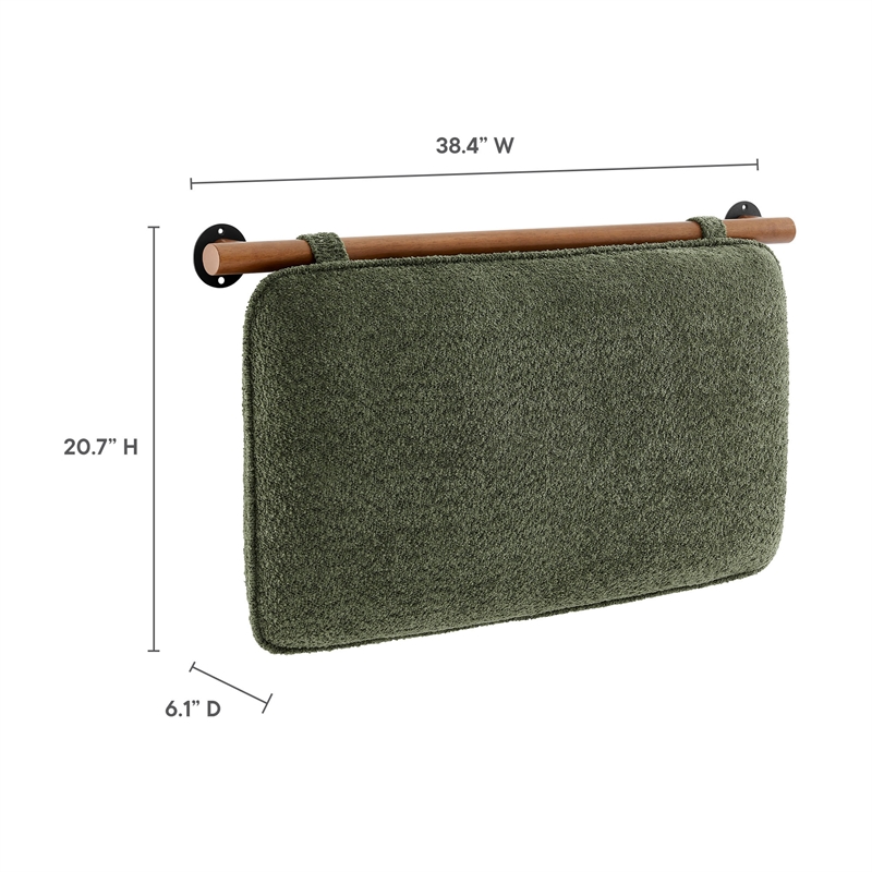 Anela Twin Headboard in Sage Walnut