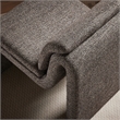 Modway Lume Boucle Fabric Upholstered Armless Accent Chair in Antique