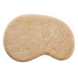 Modway Elowen Indoor/Outdoor Textured Faux Travertine End Table in Travertine