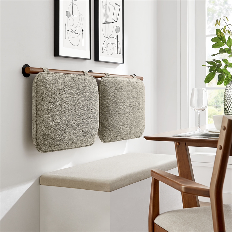Anela Full Headboard in Oatmeal Walnut