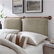 Anela Full Headboard in Oatmeal Walnut