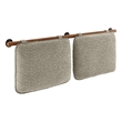 Anela Full Headboard in Oatmeal Walnut
