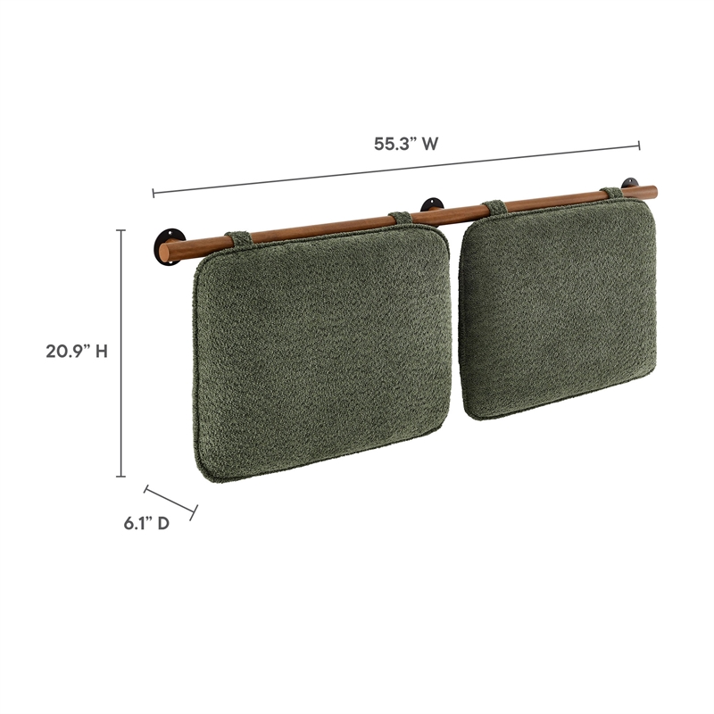 Anela Full Headboard in Sage Walnut