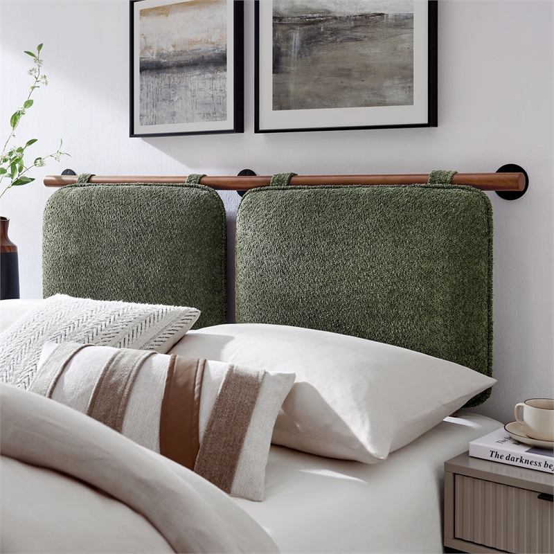 Anela Full Headboard in Sage Walnut