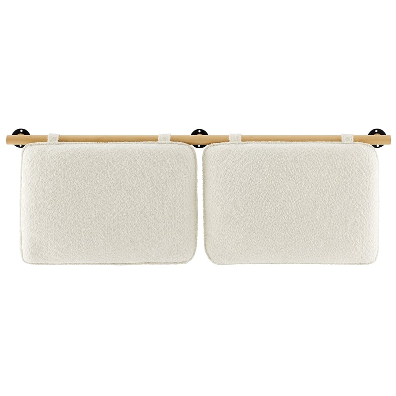 Anela Queen Headboard in Cream Natural