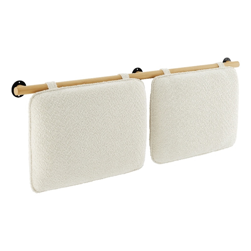 Anela Queen Headboard in Cream Natural