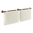 Anela Queen Headboard in Cream Walnut