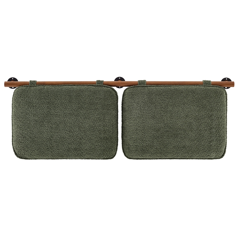 Anela Queen Headboard in Sage Walnut